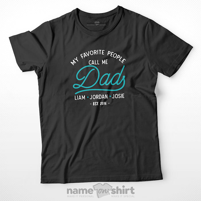 Personalized t shirts for hot sale dad