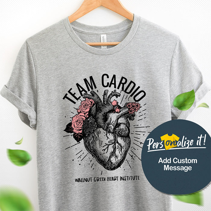 Team Cardiology Anatomical Heart T-Shirt