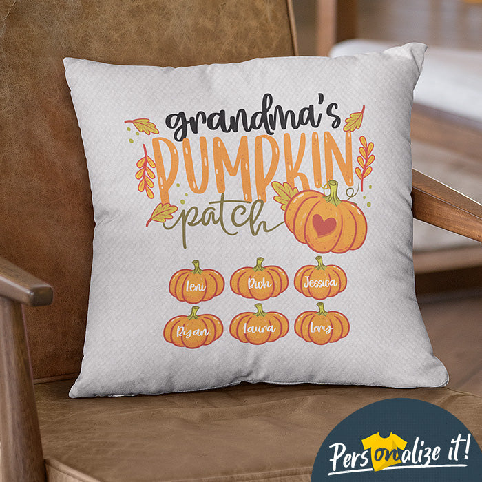 Fall Decor / Mimi's Gift / Grandma Gift / Personalized Name Pillow /