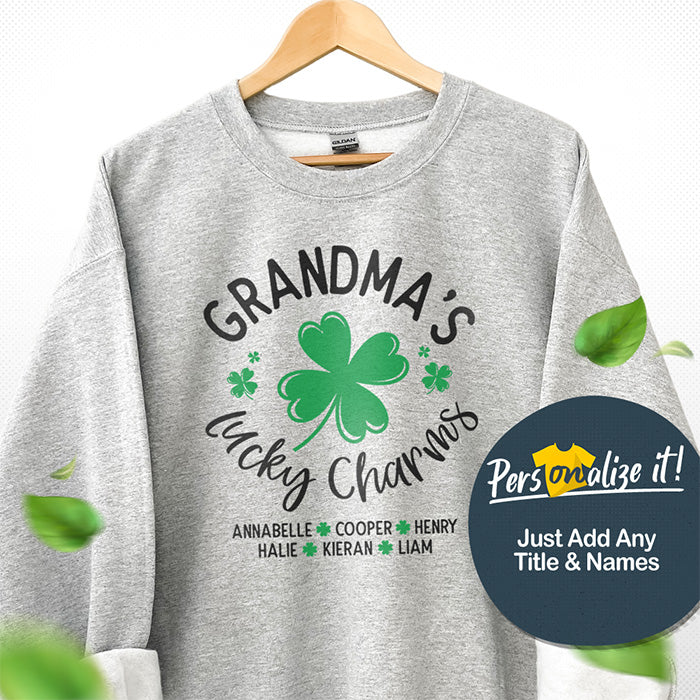 Lucky Charms Grandma St. Patrick's Day Sweatshirt