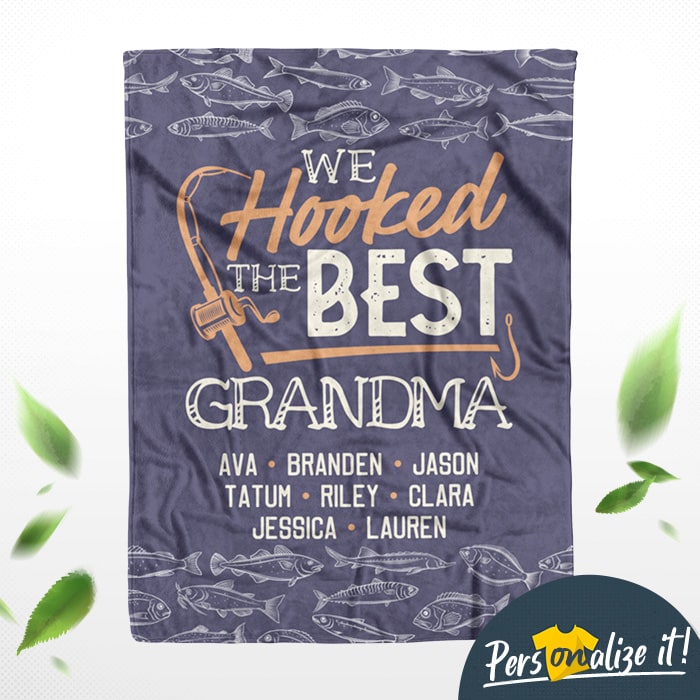 Personalized Blankets For Grandma With Names